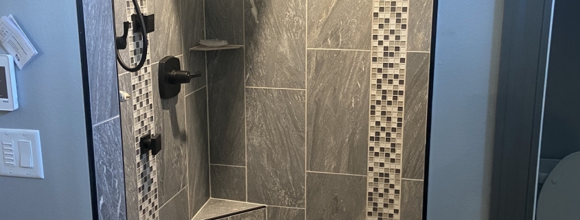 Upgraded Shower Tile